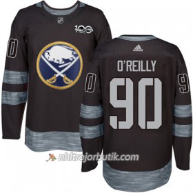 Män Ishockey Buffalo Sabres Tröja Ryan OReilly 90 1917-2017 100th Anniversary Adidas Svart Authentic